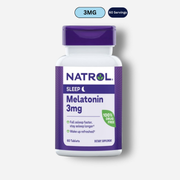 The front image of Natrol Melatonin 3mg