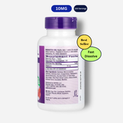 The supplement facts of natrol melatonin fast dissolve 10mg strawberry 100 tablets