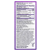 NATROL Melatonin + 5-HTP supplement facts panel