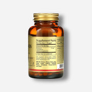 The supplement facts of Solgar Melatonin 5mg